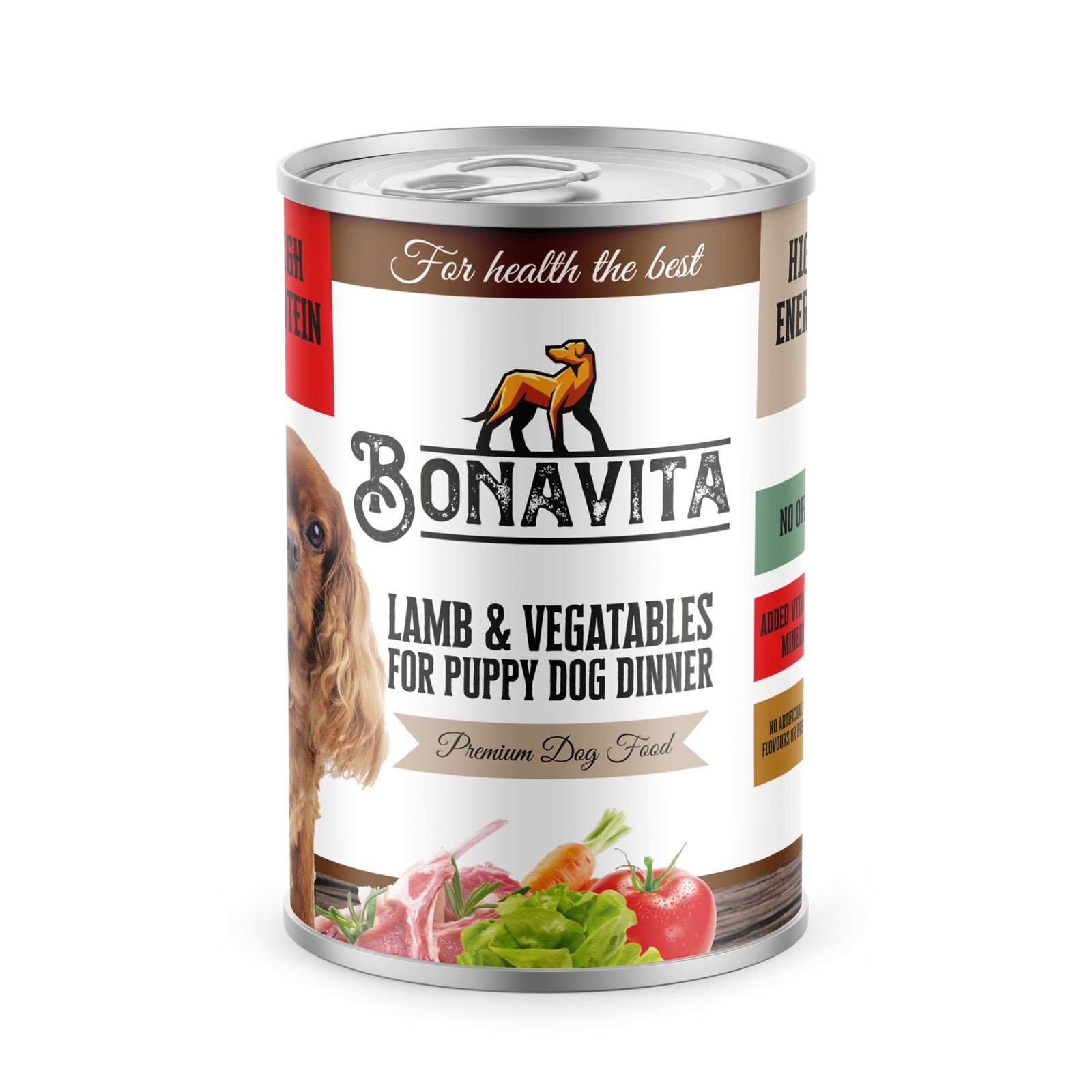 Bonavita Kuzu Etli Yavru Köpek Maması 400 gr 36 adet