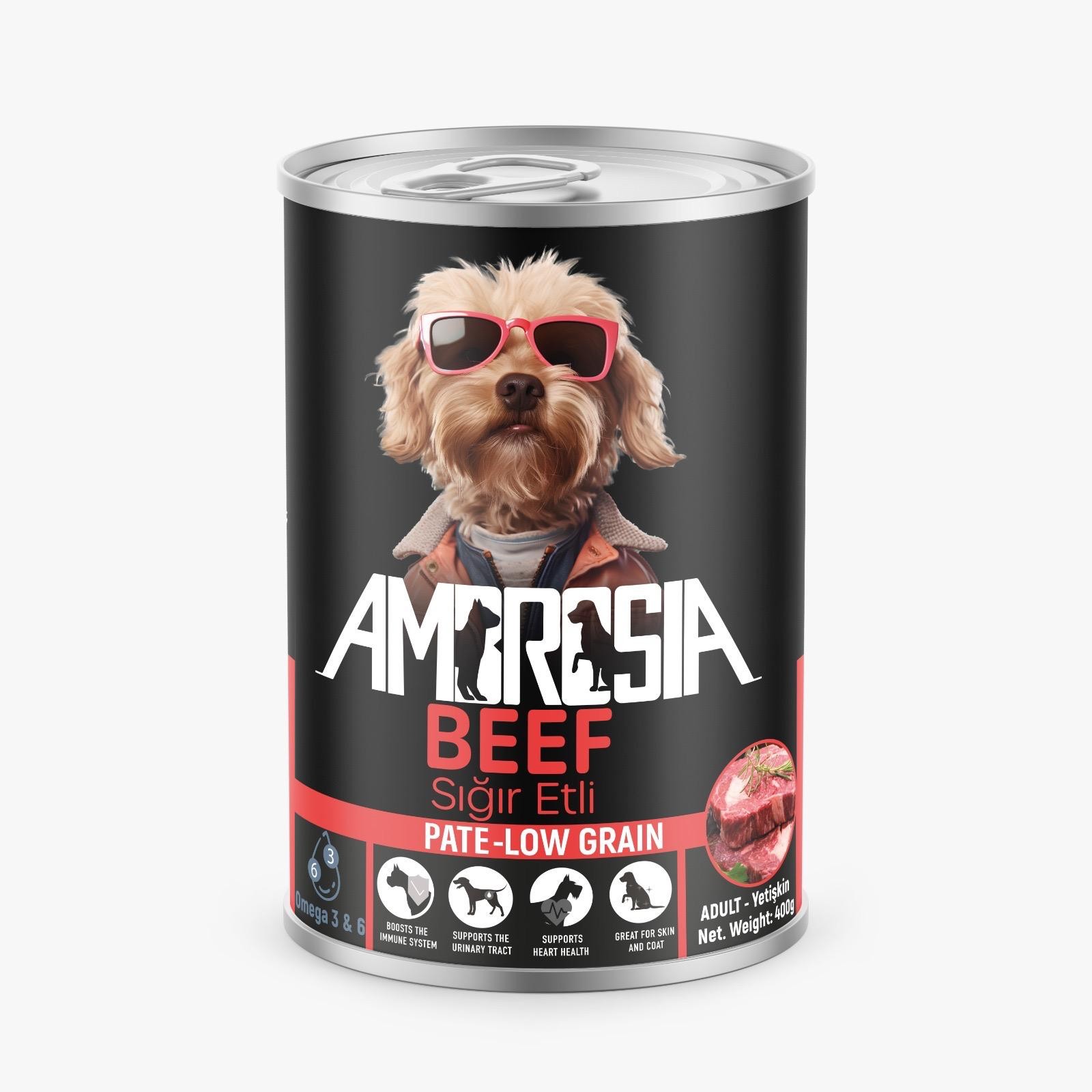 Ambrosia Dana Etli Yetişkin Köpek Maması 400gr 36 Adet