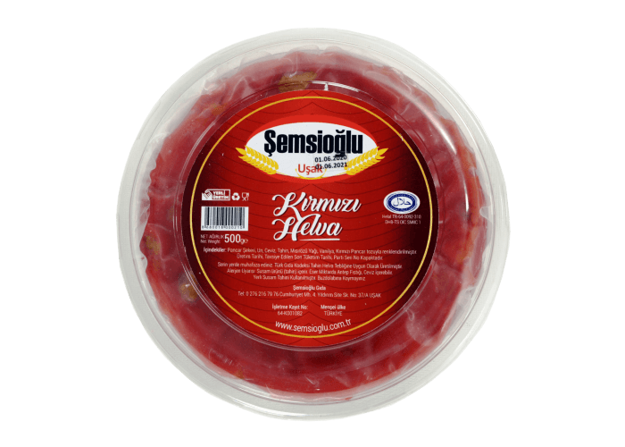 ŞEMSİOĞLU KIRMIZI HELVA 500 GR