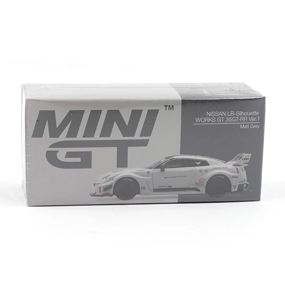 MINI GT: 1/64 NISSAN LB-Silhouette WORKS GT 35GT-RR Ver.1 Matt Grey