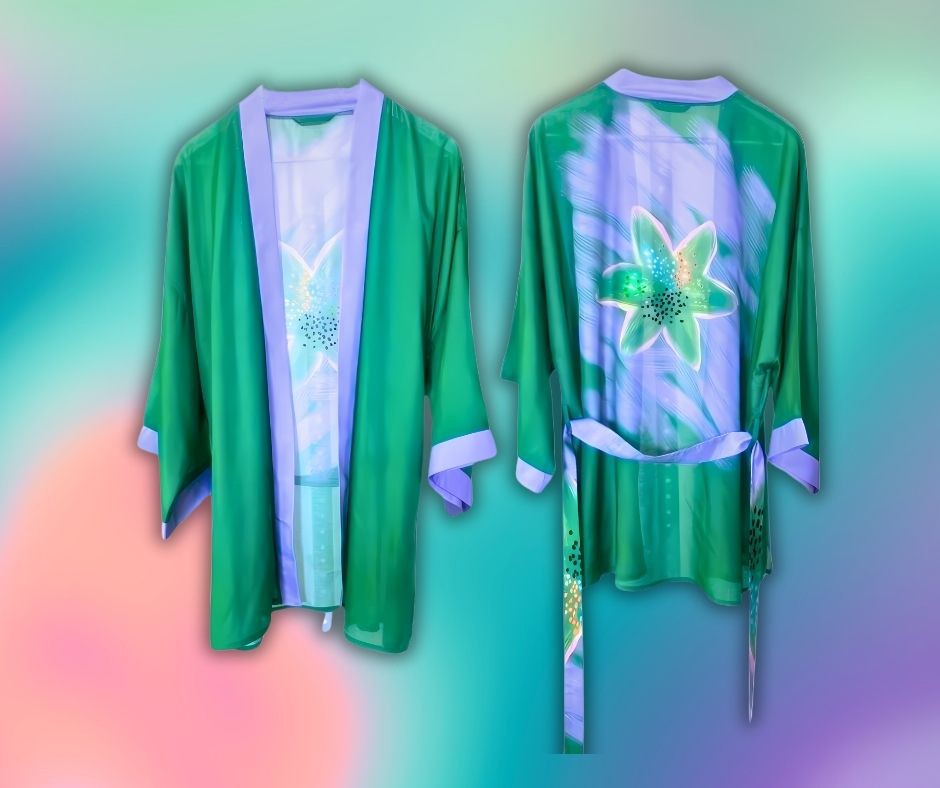 Green Kısa Kimono