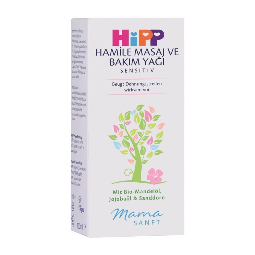 Hipp Hamile Masaj Ve Bakım Yağı 100 Ml