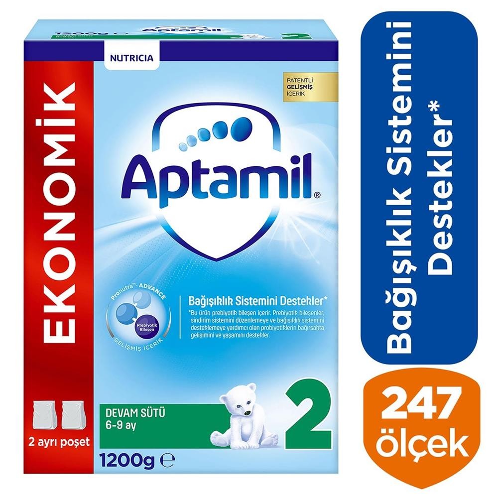 Aptamil 2 Devam Sütü Maması 1200 Gr