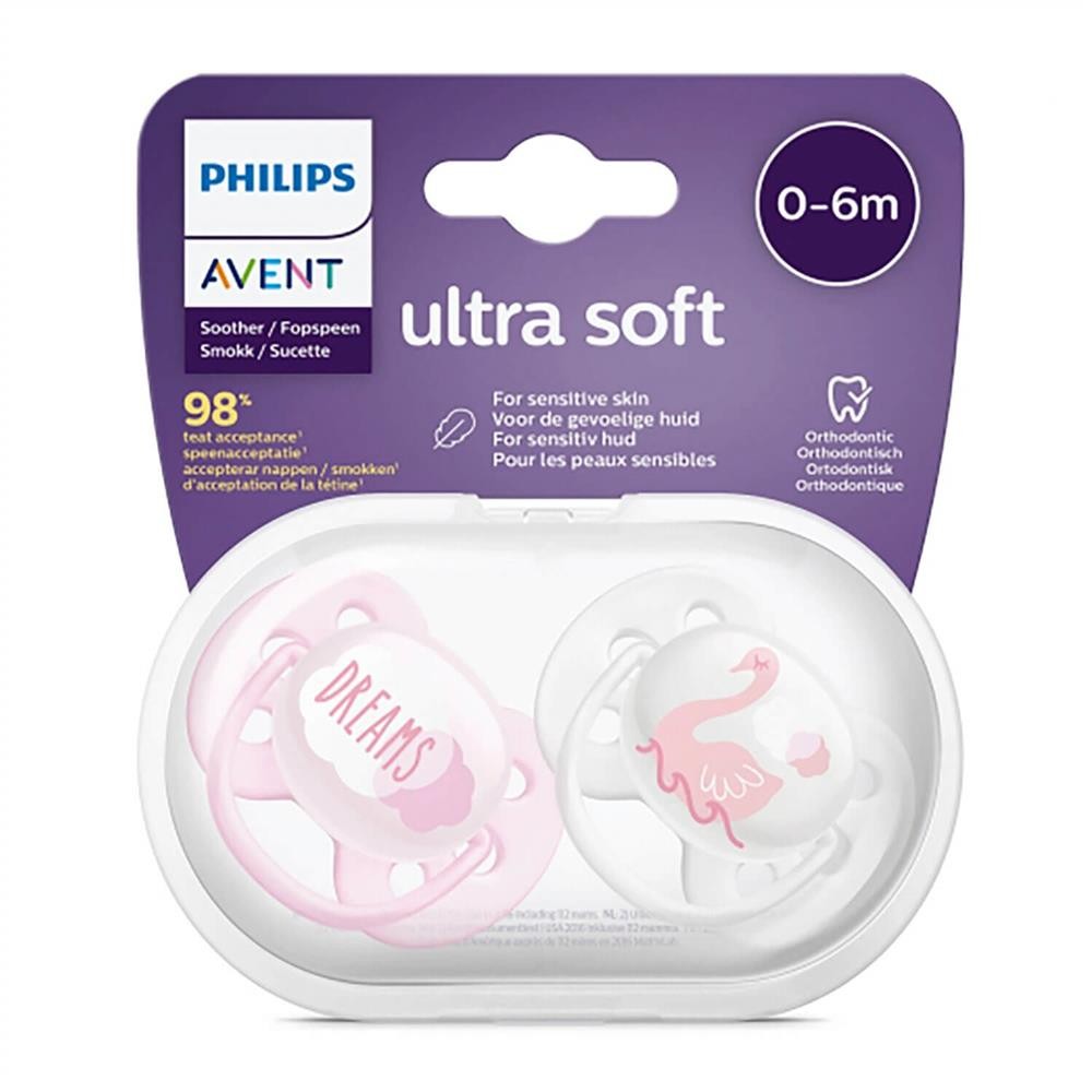 Philips Avent Scf222/02 Ultra Soft Silikon Emzik 0-6 Ay Kız