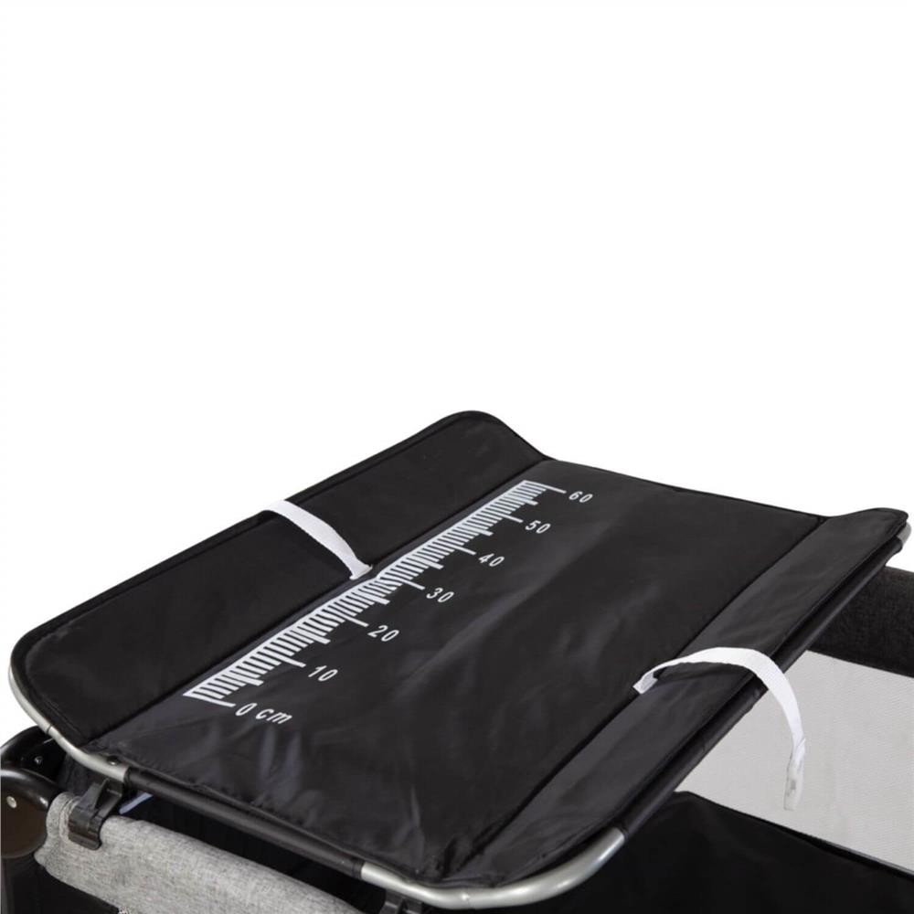 Kraft Near Me Anne Yanı  Ara Katlı Ve Sallanabilen Oyun Parkı 70X120 Cm Grey Black