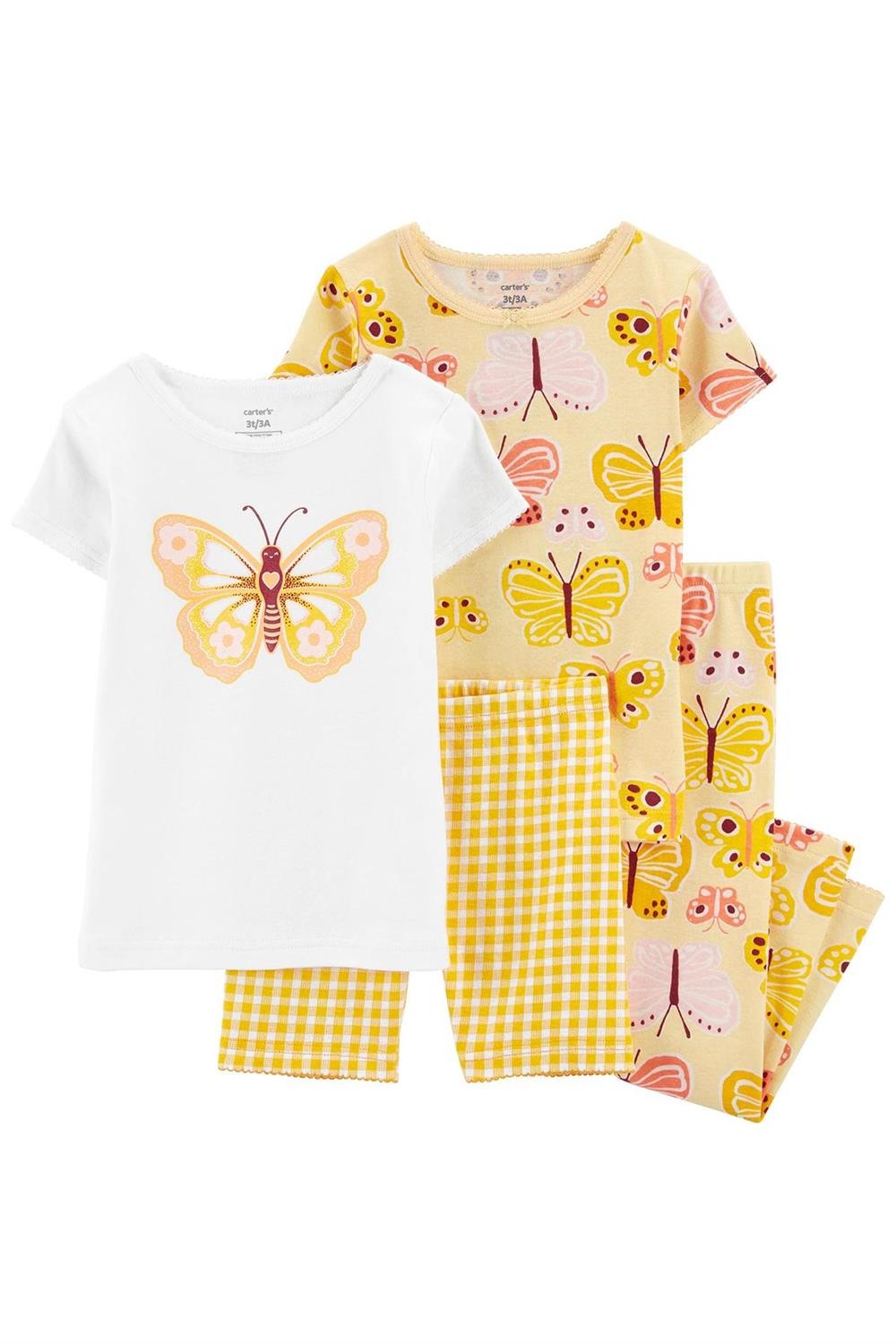 Carter's Kız Bebek Pijama Set 4'lü Paket