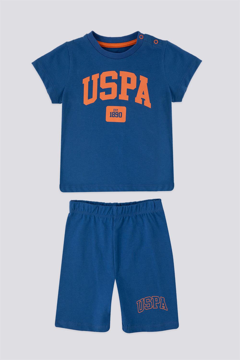 U.S Polo Bright Cobalt Mavi Bebek Tshirt Takım