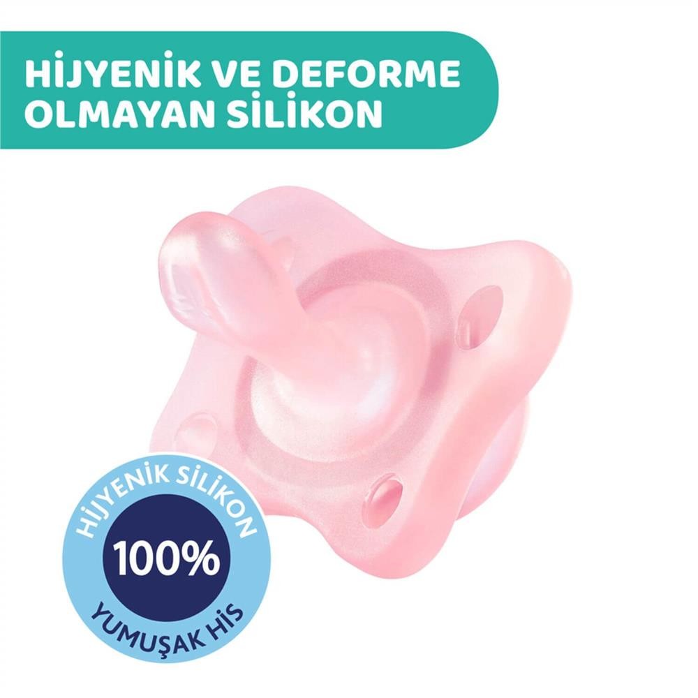 Chicco Physioforma Mini Soft Silikon Emzik 2Li 2-6 Ay Erkek