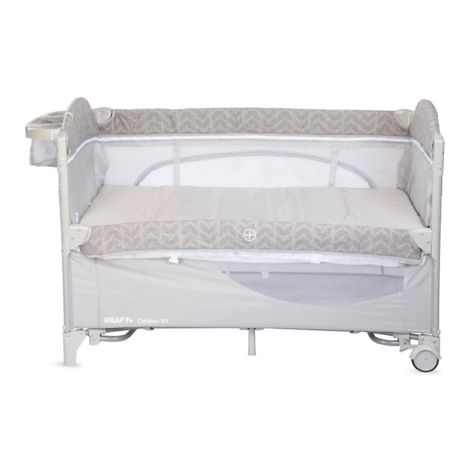 Kraft Calipso Bedside Anne Yanı Oyun Parkı 70X120 Cm Light Grey