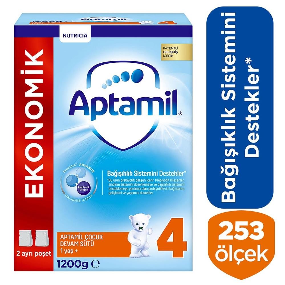 Aptamil 4 Devam Sütü Maması 1200 Gr