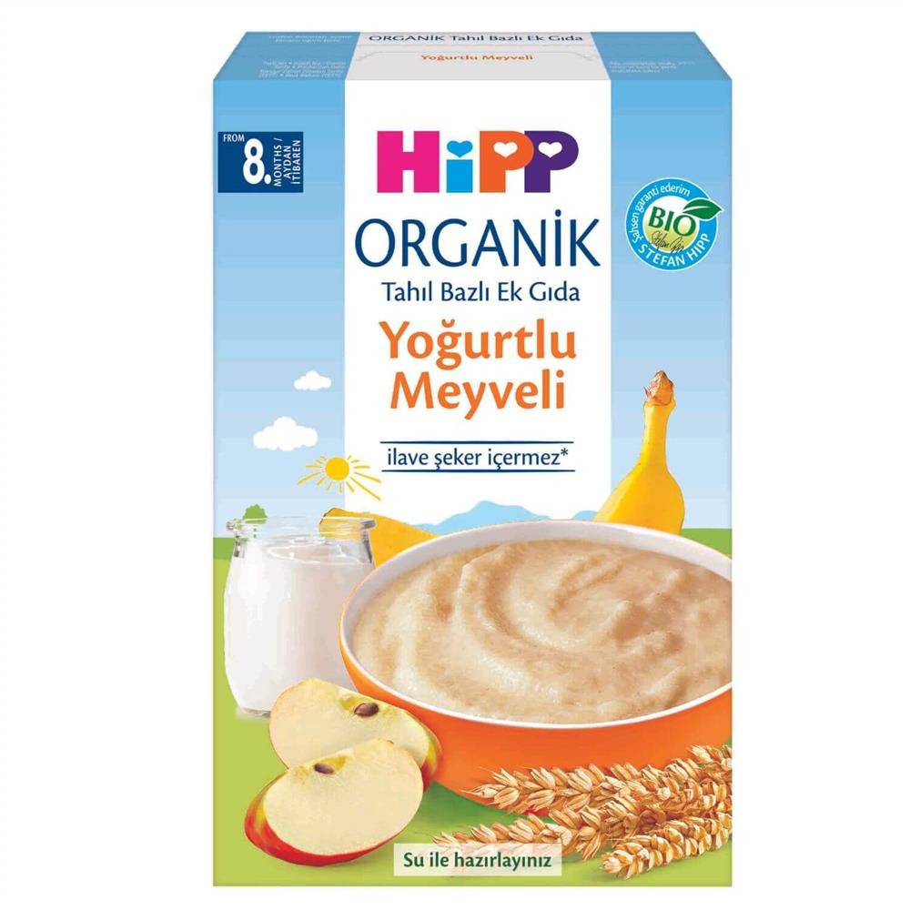 Hipp Organik Sütlü Yoğurtlu Meyveli 250 Gr