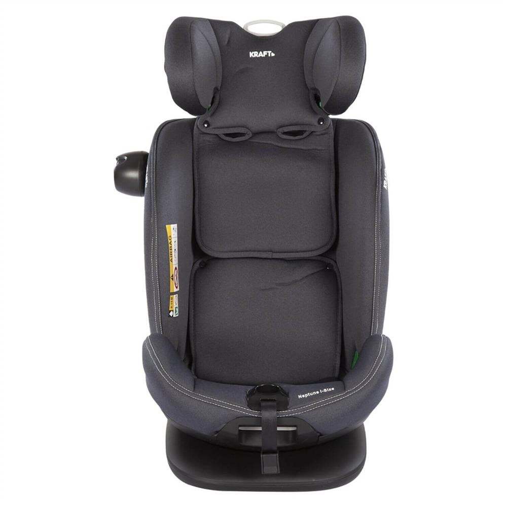 Kraft Neptune I-Size Isofix Ve Top Tether Bağlantılı, Ece R129-03 I-Size Belgeli, 360° Dönebilen 0-36 Kg Oto Koltuğu Red