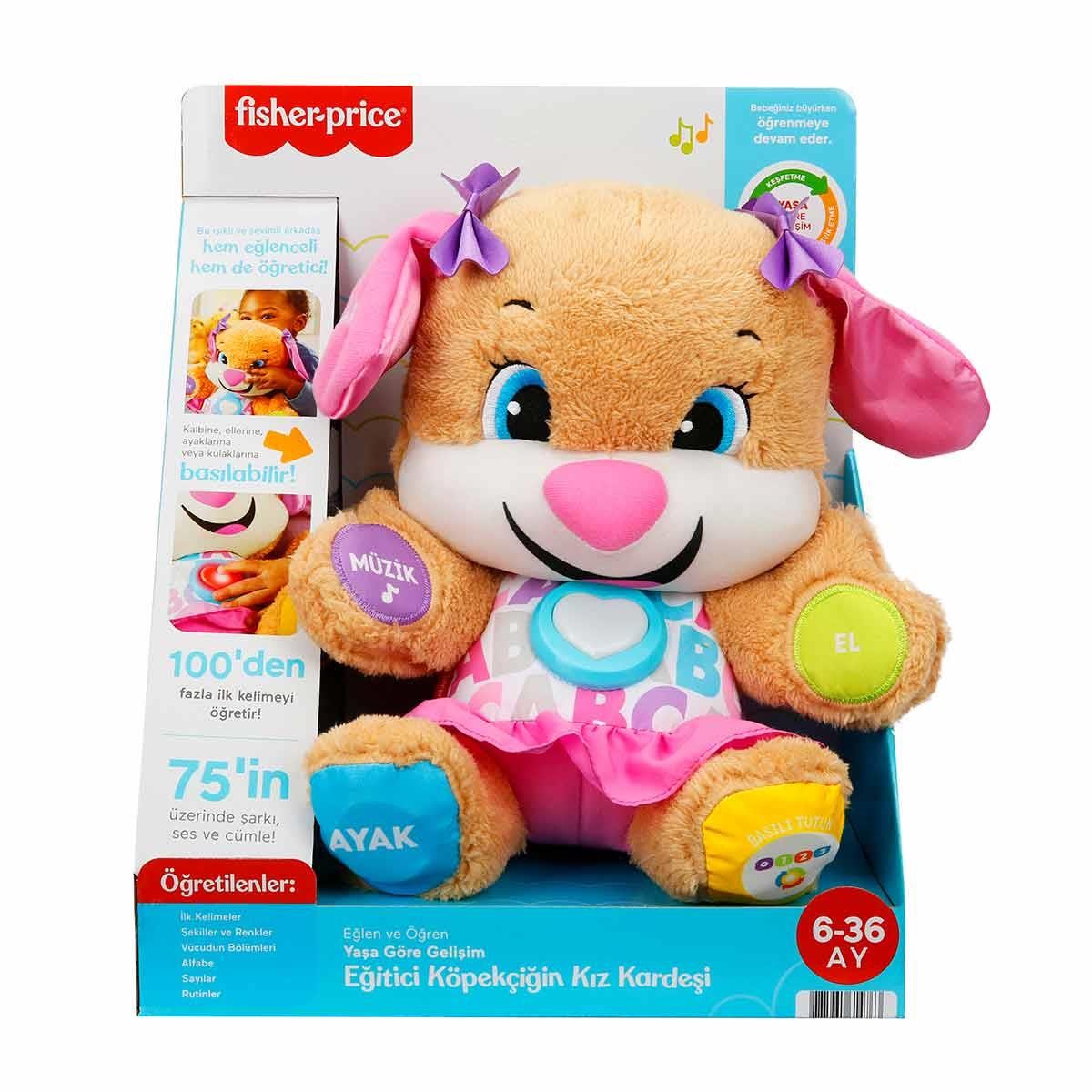 Fisher Price Yaşa Göre Gelişim Eğitici Köpekçik Kız Kardeşi (Yeni)