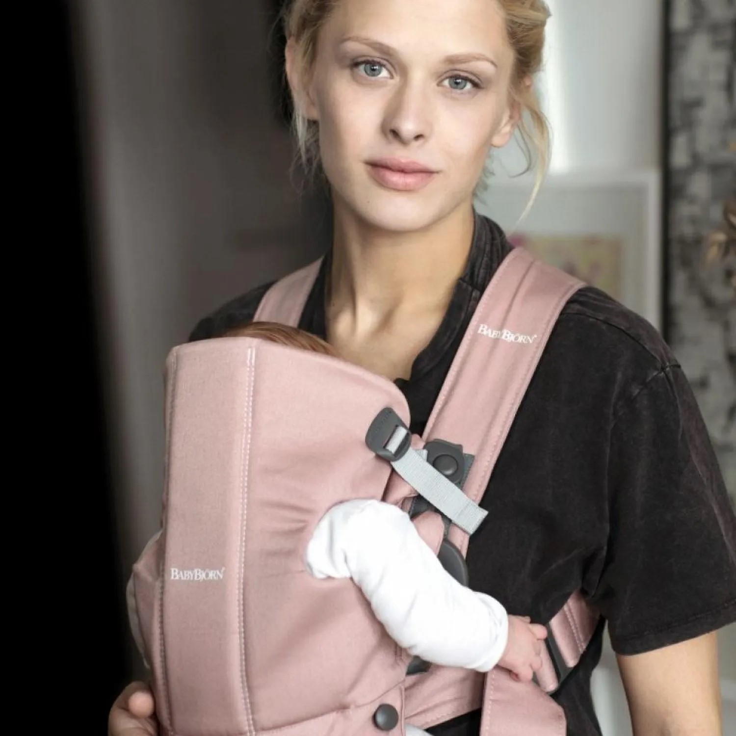 Babybjörn Kanguru Mini 3D Cotton Dusty Pink
