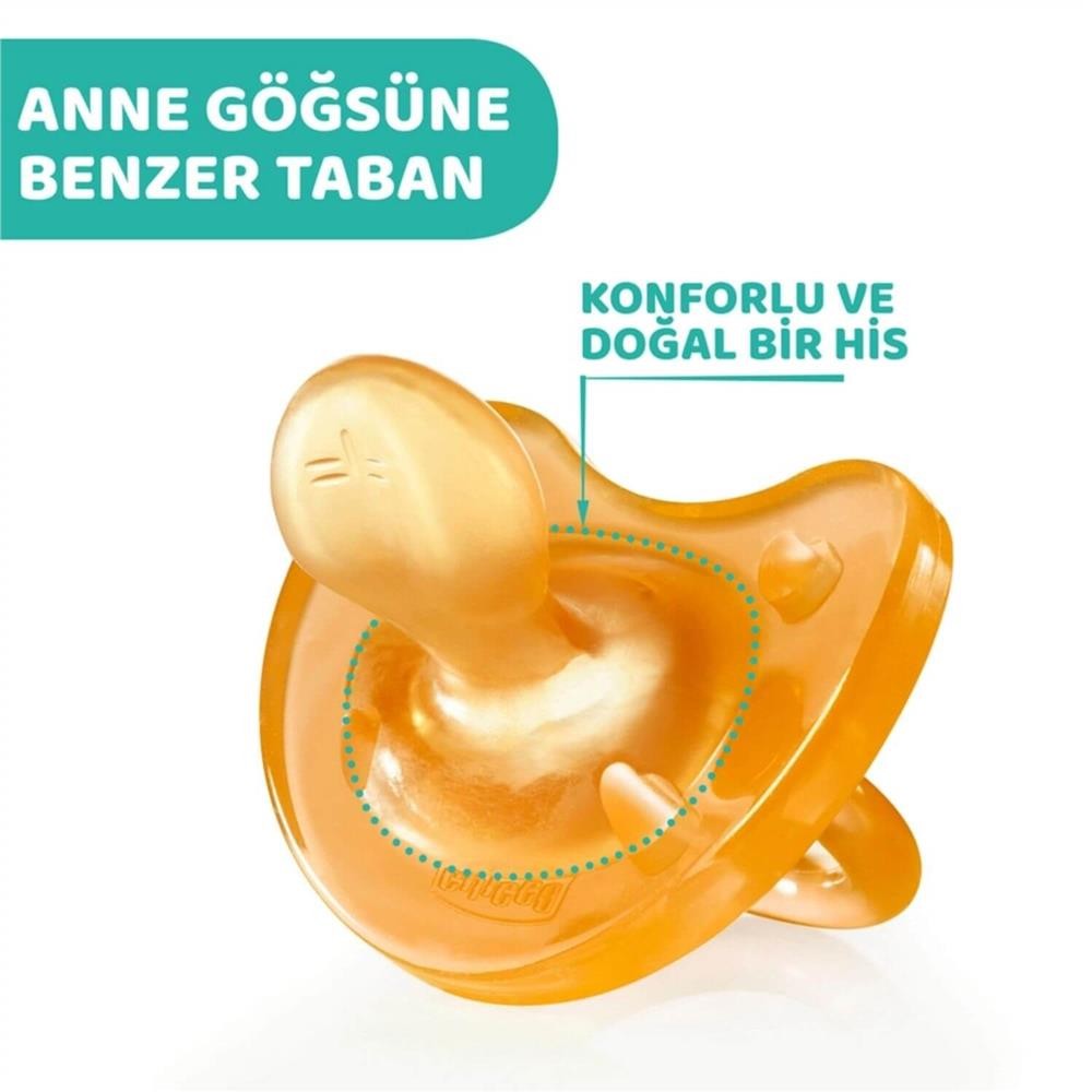 Chicco Physio Soft Kauçuk Emzik 12+ Ay