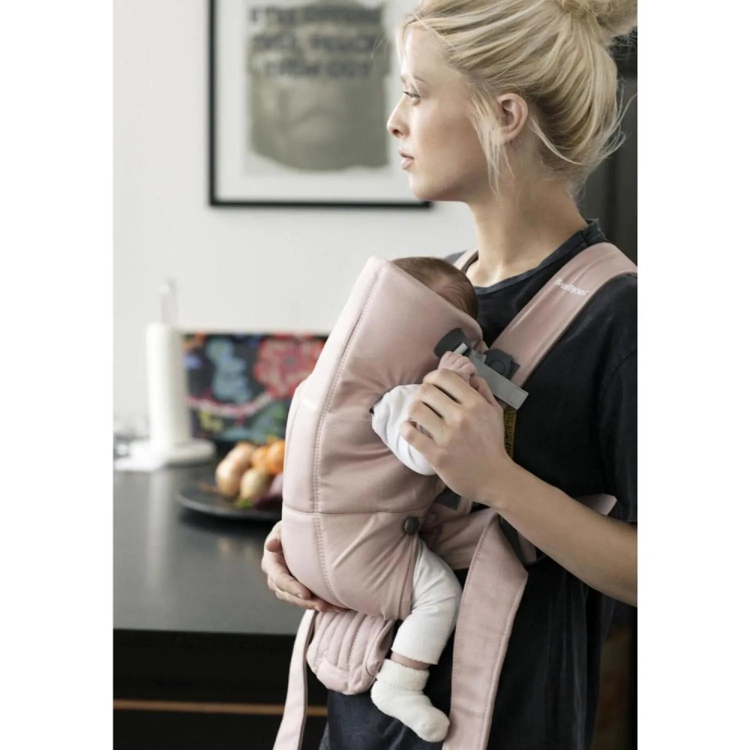 Babybjörn Kanguru Mini 3D Cotton Dusty Pink
