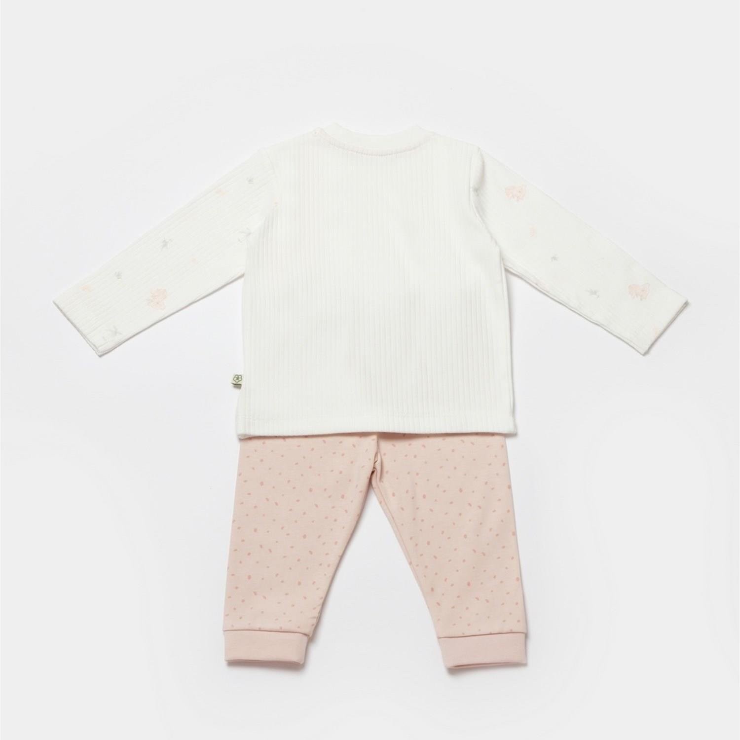 Bibaby Organik Pijama Takımı Koala Jungle Pembe