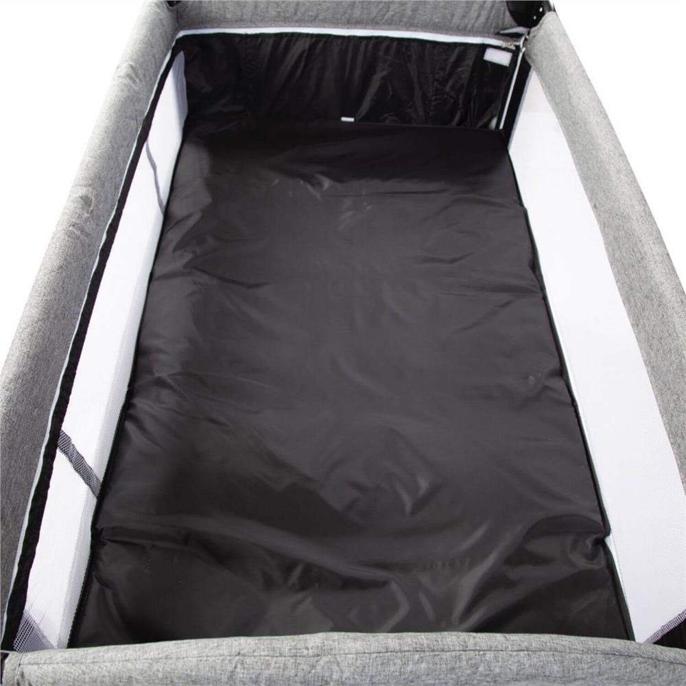 Kraft Near Me Anne Yanı  Ara Katlı Ve Sallanabilen Oyun Parkı 70X120 Cm Grey Black