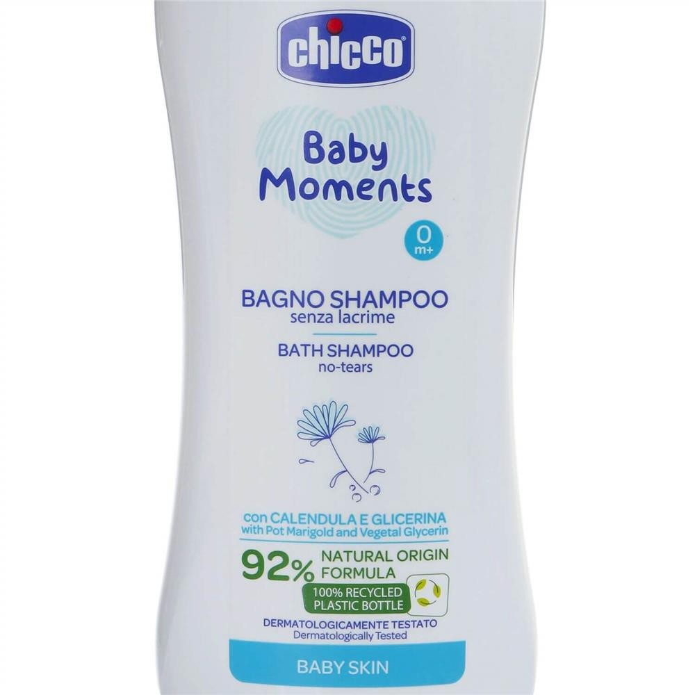 Chicco Baby Moments Doğal Göz Yakmayan Bebek Saç Ve Vücut Şampuanı 750 Ml