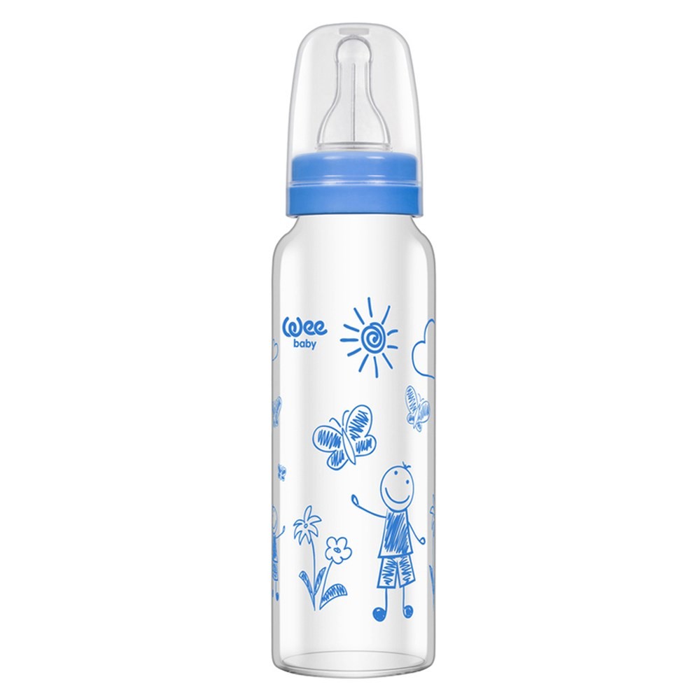 Wee Baby Isıya Dayanıklı Cam Biberon 240 Ml