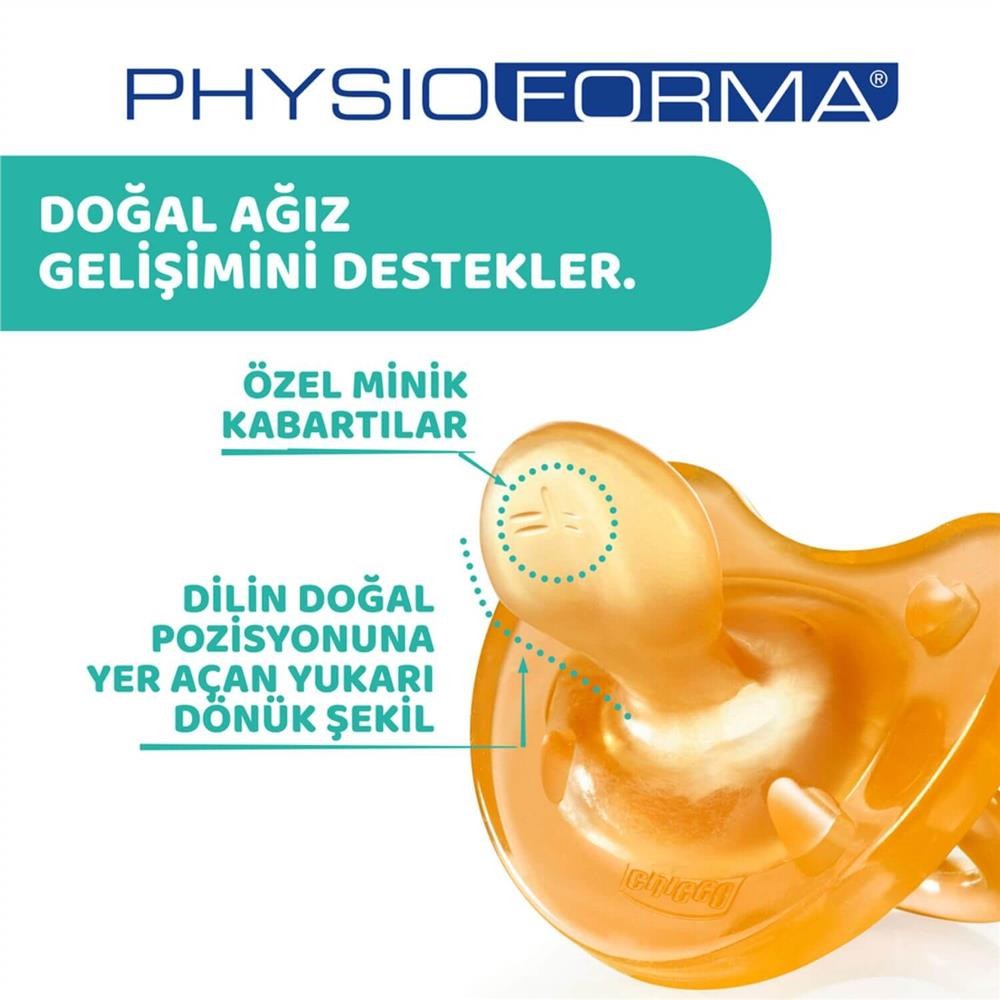 Chicco Physio Soft Kauçuk Emzik 12+ Ay