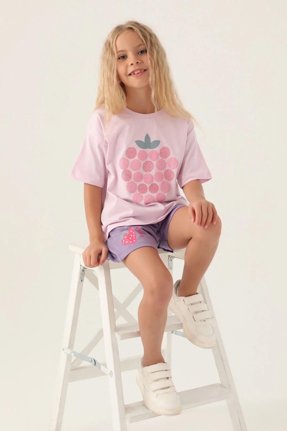 RolyPoly Strawberry Rose Kız Çocuk Şort Takım