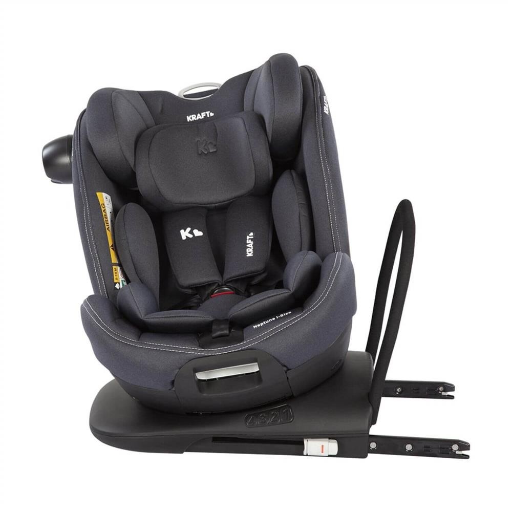Kraft Neptune I-Size Isofix Ve Top Tether Bağlantılı, Ece R129-03 I-Size Belgeli, 360° Dönebilen 0-36 Kg Oto Koltuğu Red