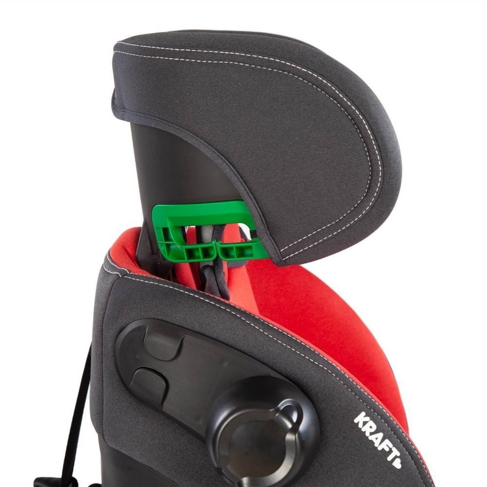 Kraft Neptune I-Size Isofix Ve Top Tether Bağlantılı, Ece R129-03 I-Size Belgeli, 360° Dönebilen 0-36 Kg Oto Koltuğu Red