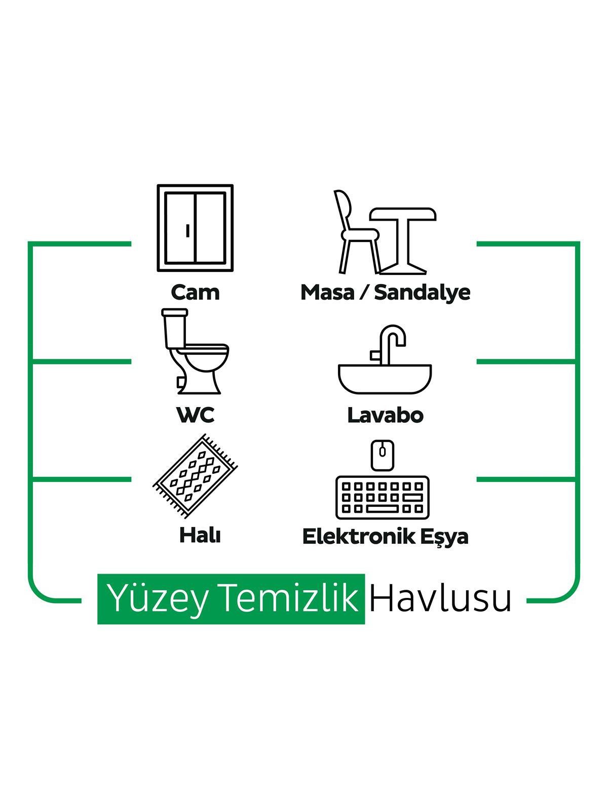 Sleepy Yüzey Temizlik Havlusu 100lü