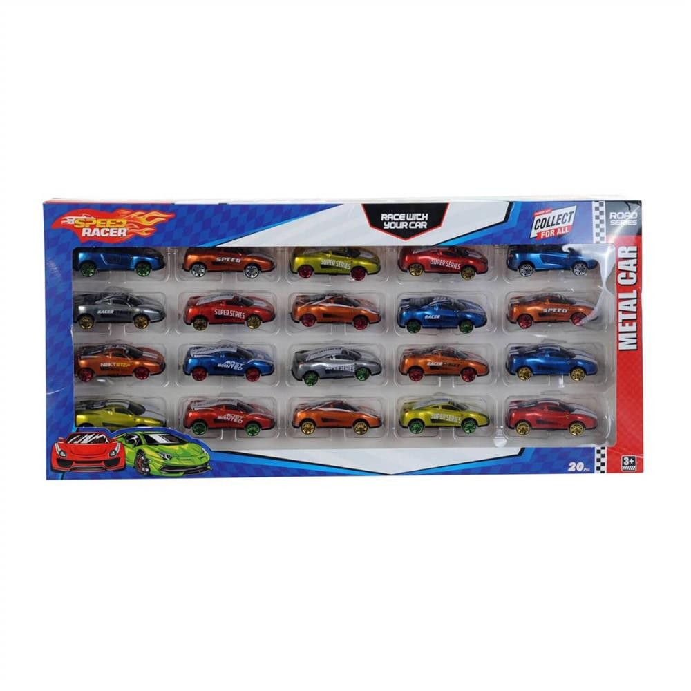 Toysan 20li Speed Racer Metal Araba Seti