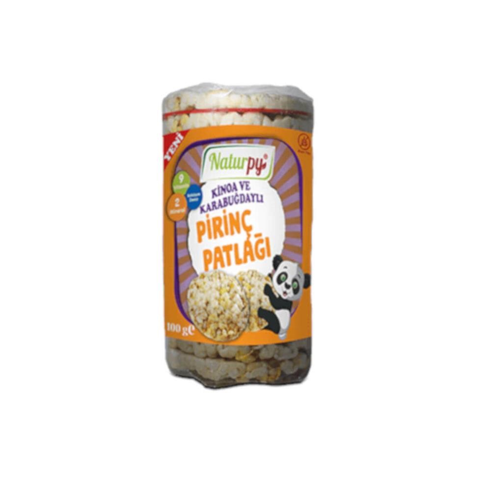 Naturpy Glutensiz Kinoa Ve Karabuğdaylı Pirinç Patlağı 100 Gr