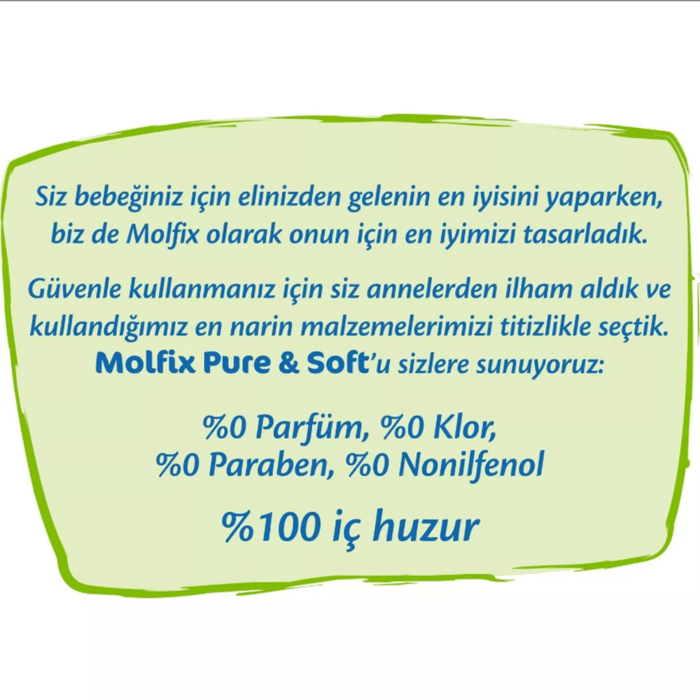 Molfix Pure&soft Bebek Bezi 4 Beden Maxi 86Lı Ultra Avantaj Paketi