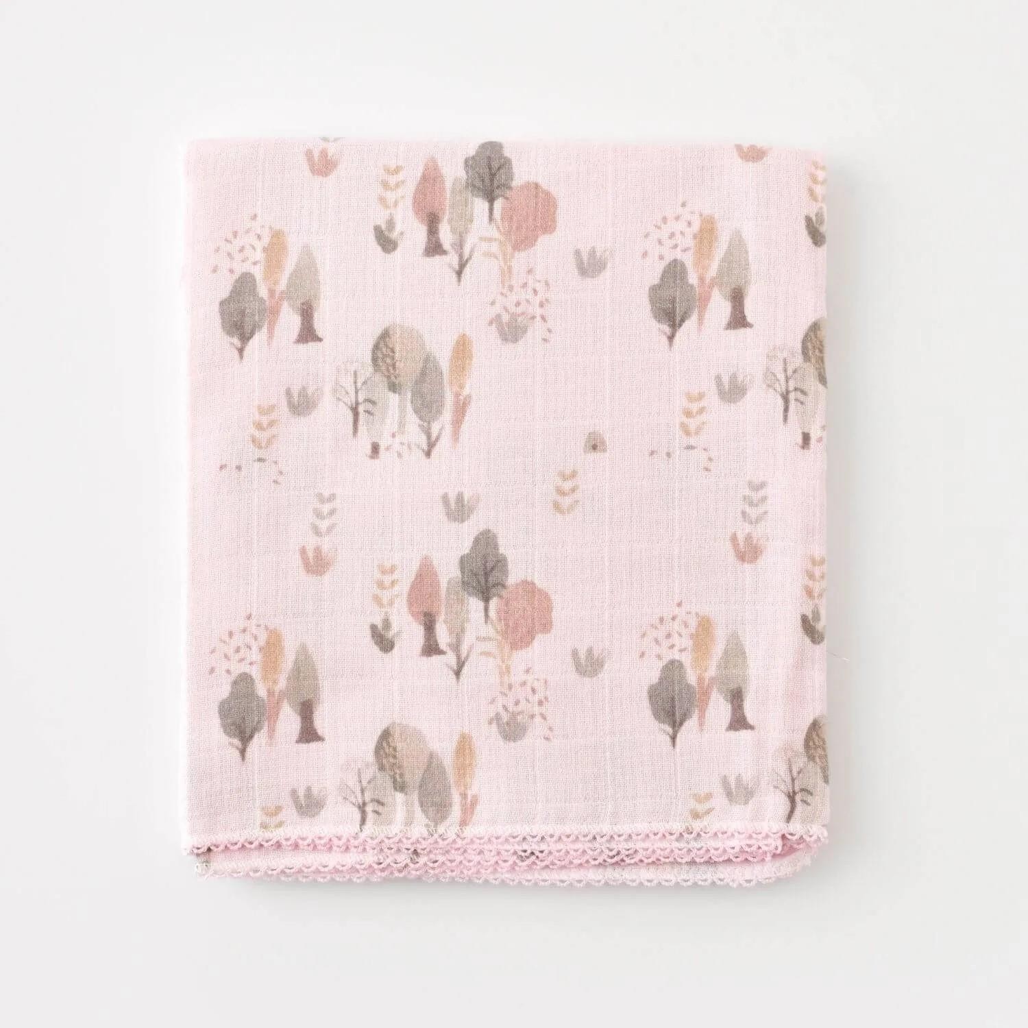 Bibaby Battaniye Müslin Tree Pembe