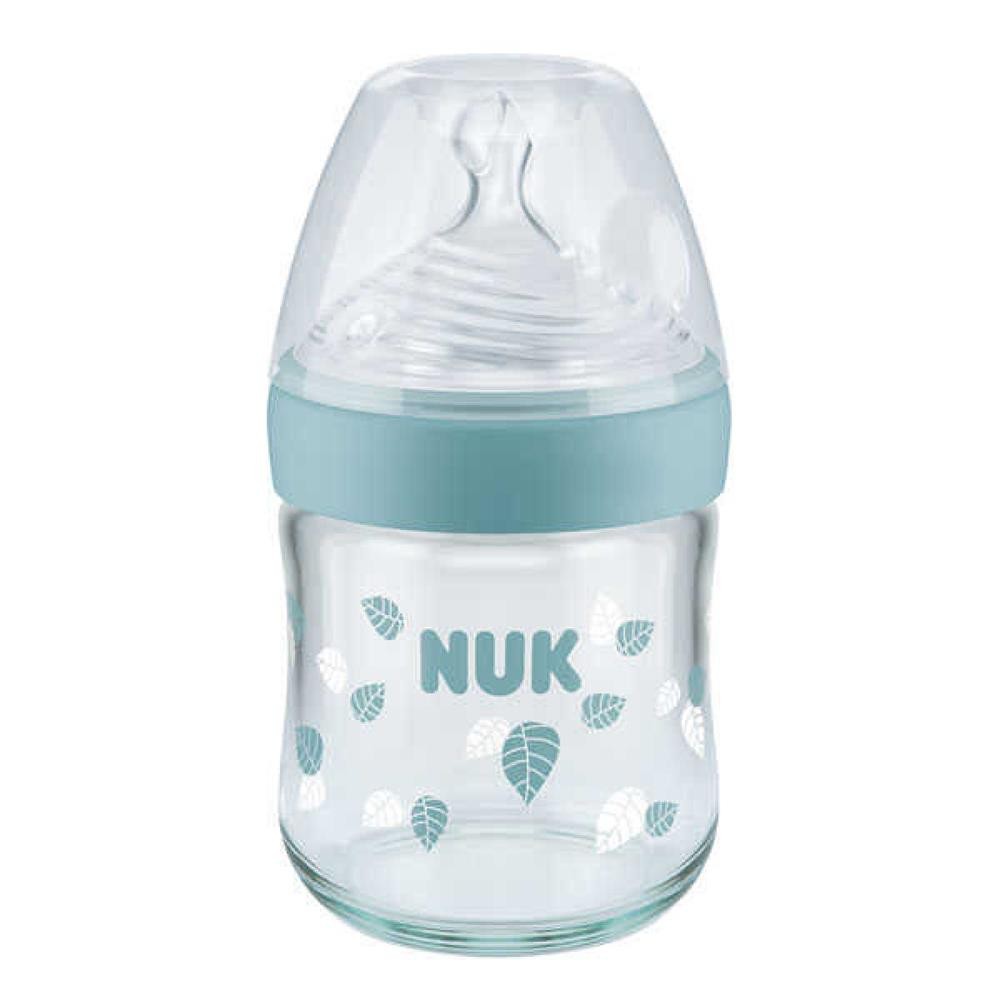 Nuk Silikon Emzikli Nature Sense Cam Biberon 120 Ml Yeşil