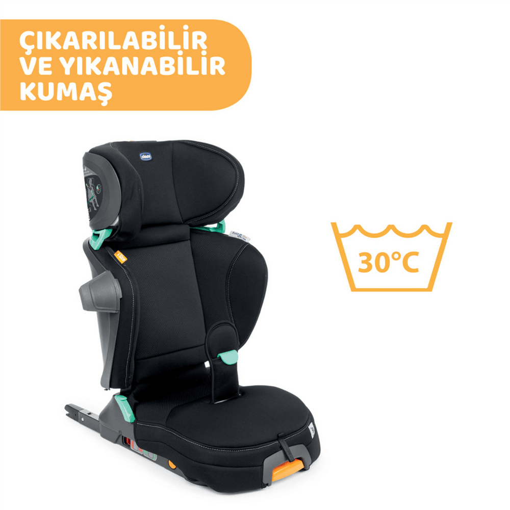 Chicco Fold Go Katlanabilir I-Size Çocuk Bebek Oto Koltuğu 15-36 Kg Black