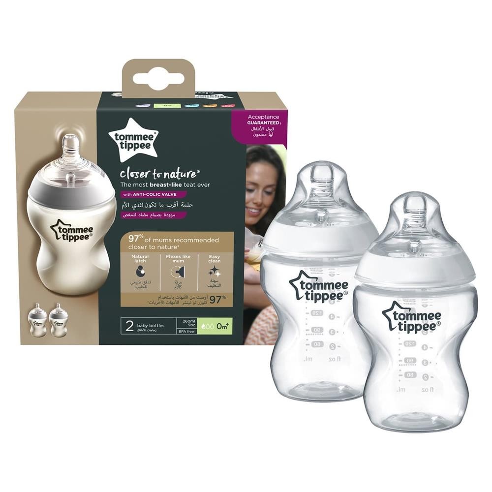 Tommee Tippee Naturel Pp Biberon 2Li Beyaz 260 Ml Beyaz