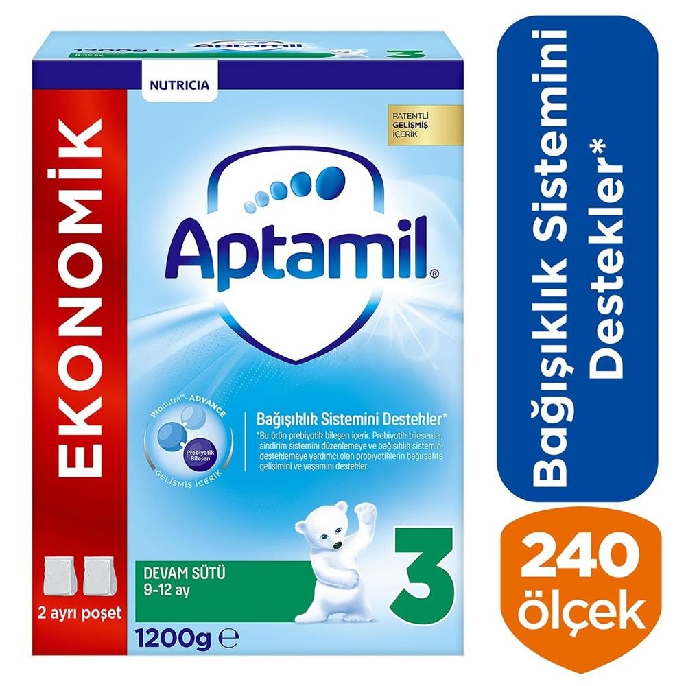 Aptamil 3 Devam Sütü Maması 1200 Gr