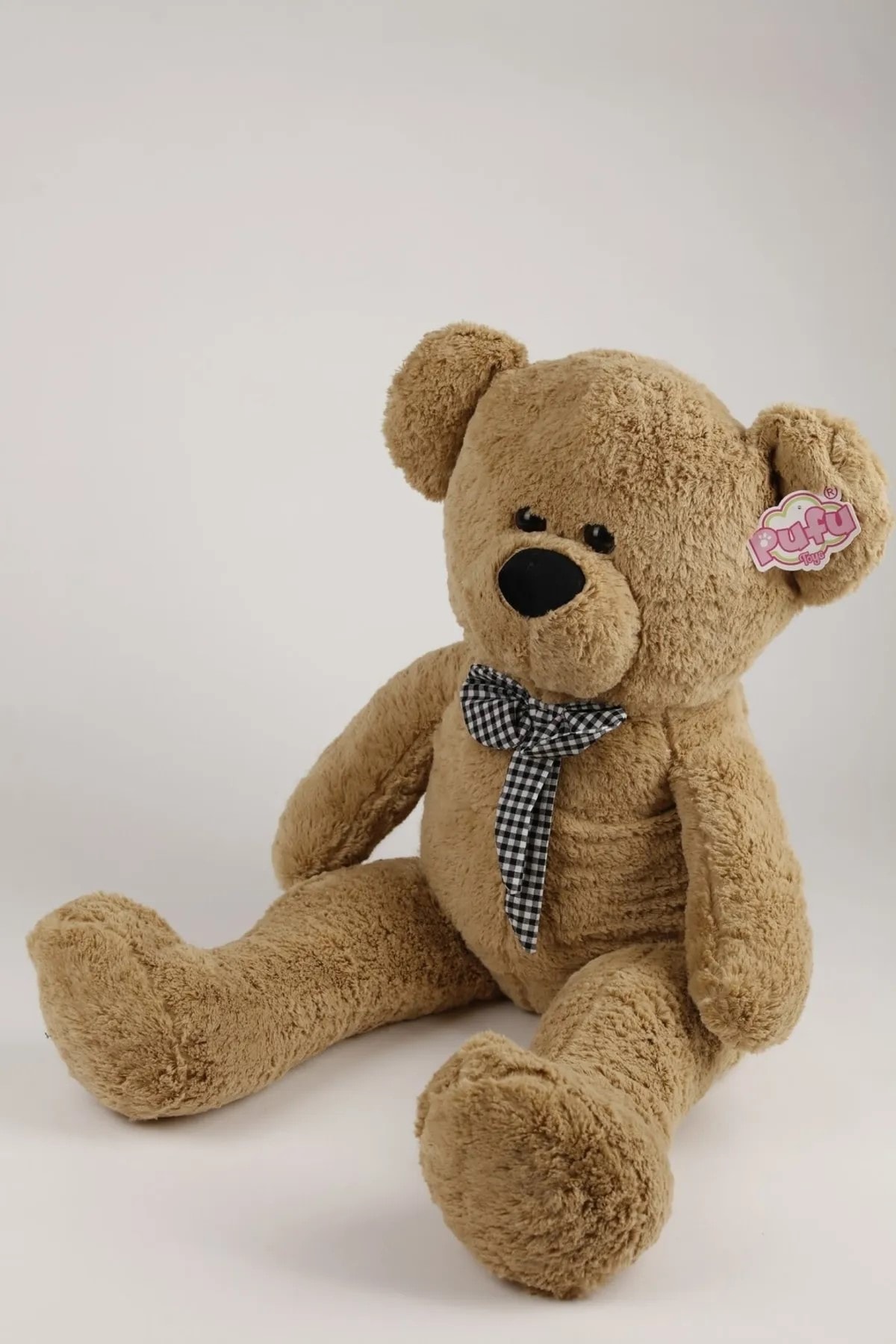 75 Cm Kurdelalı Ayı Peluş 