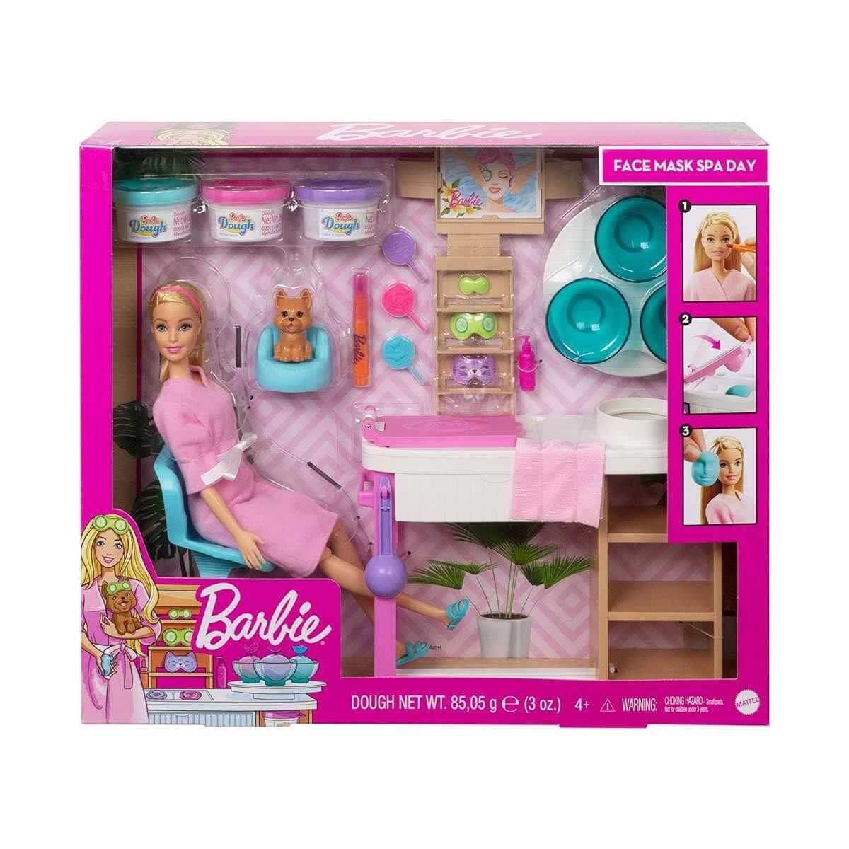 Barbie Yüz Bakımı Yapıyor Oyun Seti