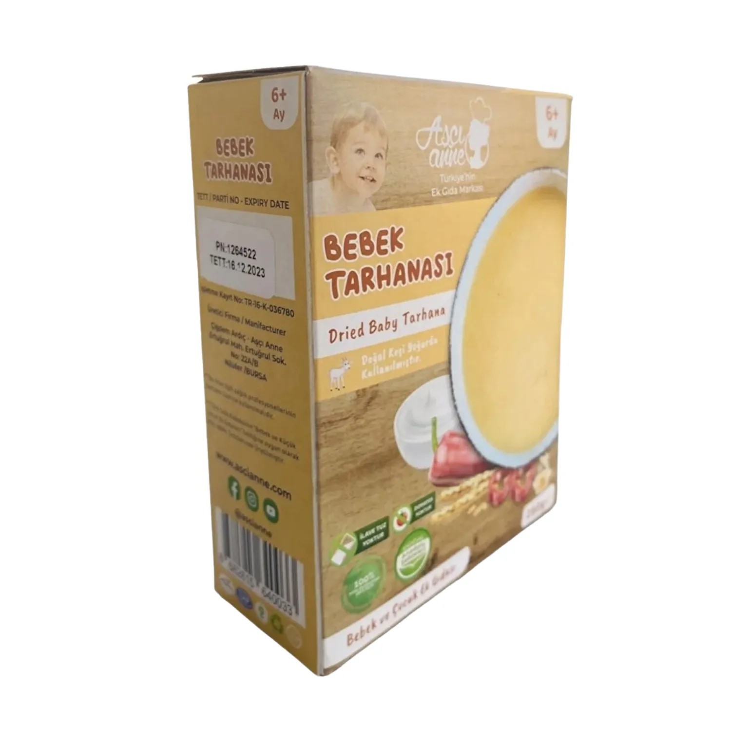 Aşçı Anne Bebek Tarhanası 250 Gr