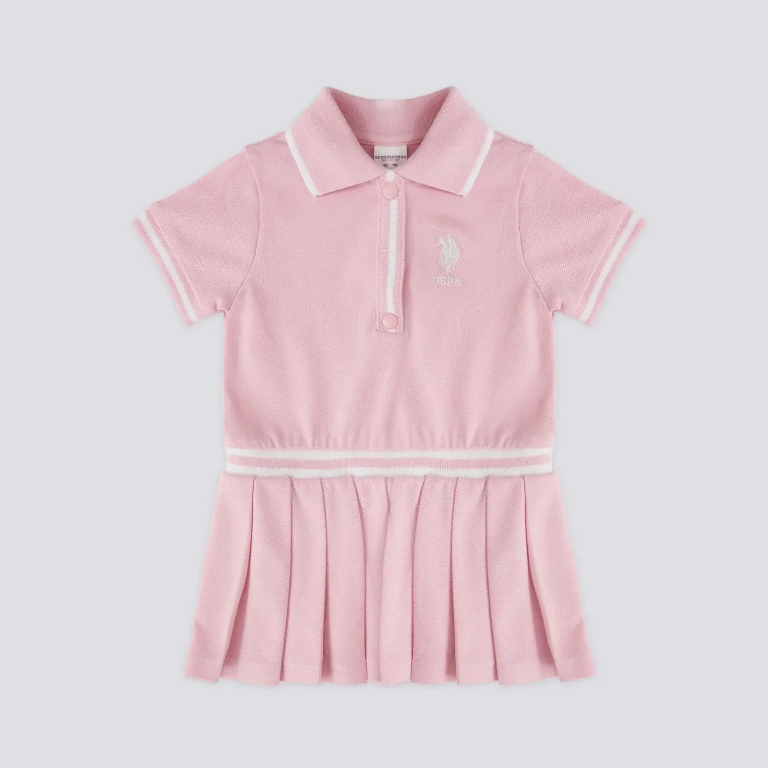 U.S Polo Elbise Toz Pembe