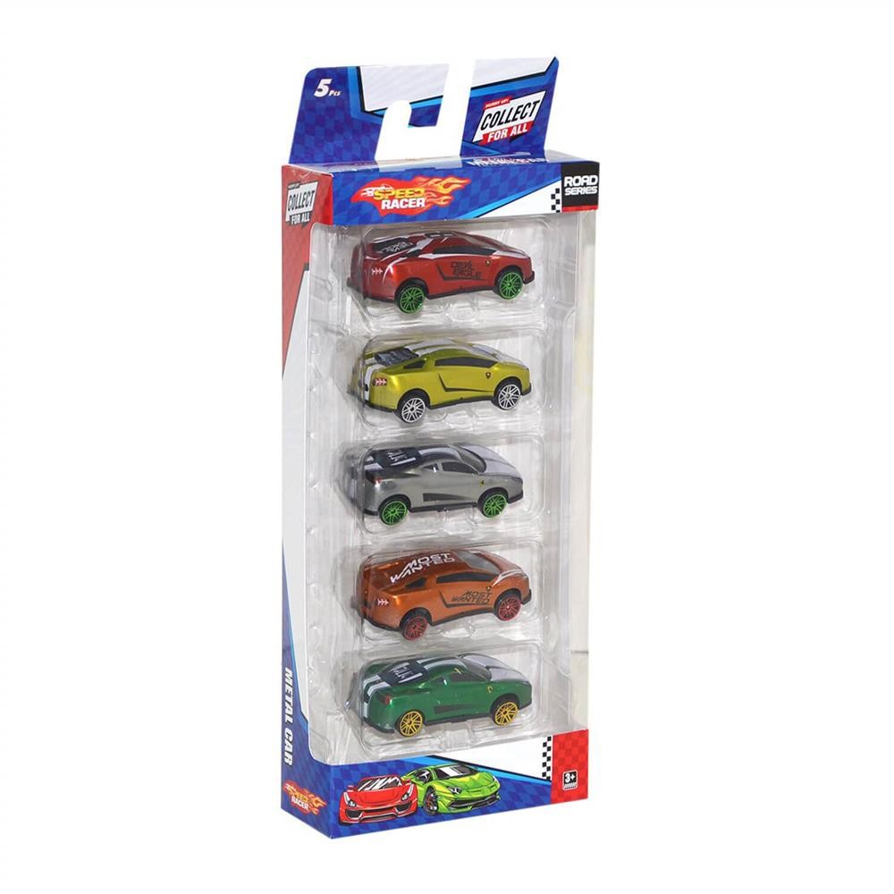 Toysan 5li Speed Racer Metal Araba Seti