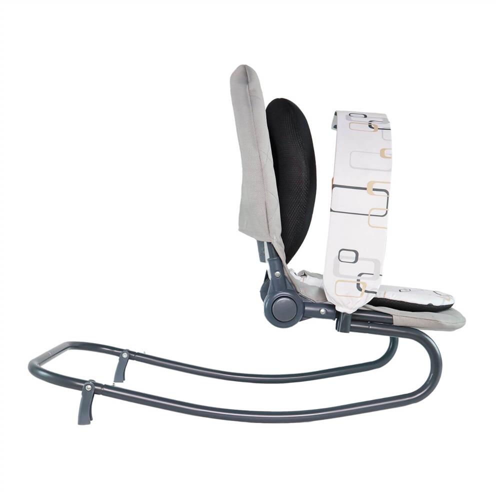 Kanz Destin Plus 5 Farklı Pozisyonlu Oyuncaklı Sallanan Ana Kucağı Gri