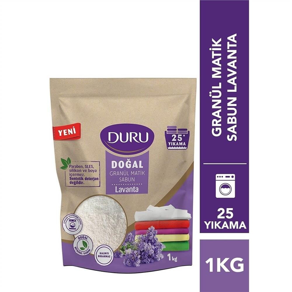 Duru Doğal Granül Matik Sabun Lavanta 1000 Gr