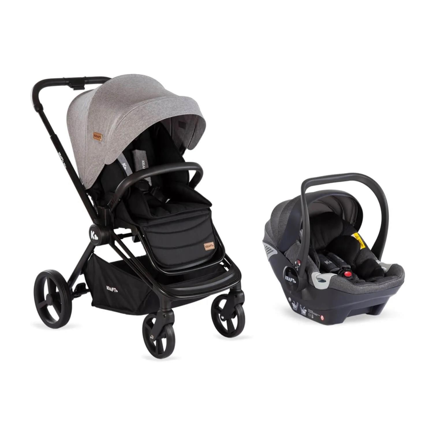 Kraft Bliss Travel Sistem Bebek Arabası Light Grey