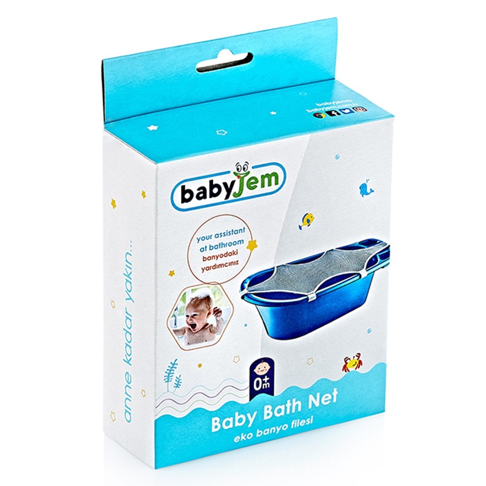 Babyjem Bebek Banyo Filesi Eko Beyaz