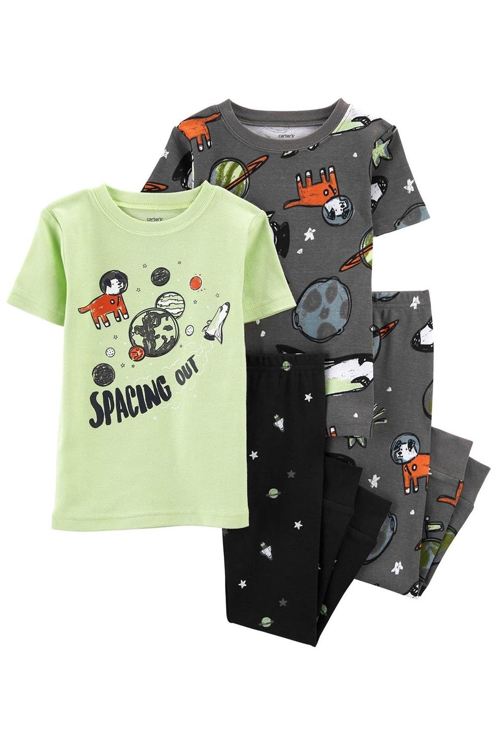 Carter's Küçük Erkek Çocuk Pijama Set 4'lü Paket