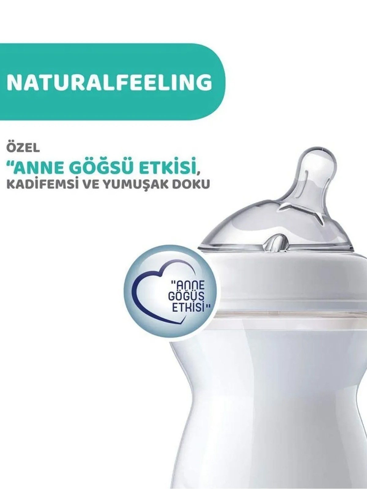 Chicco Natural Feeling Silikon Emzikli Pp Biberon 330 Ml 6+ Ay