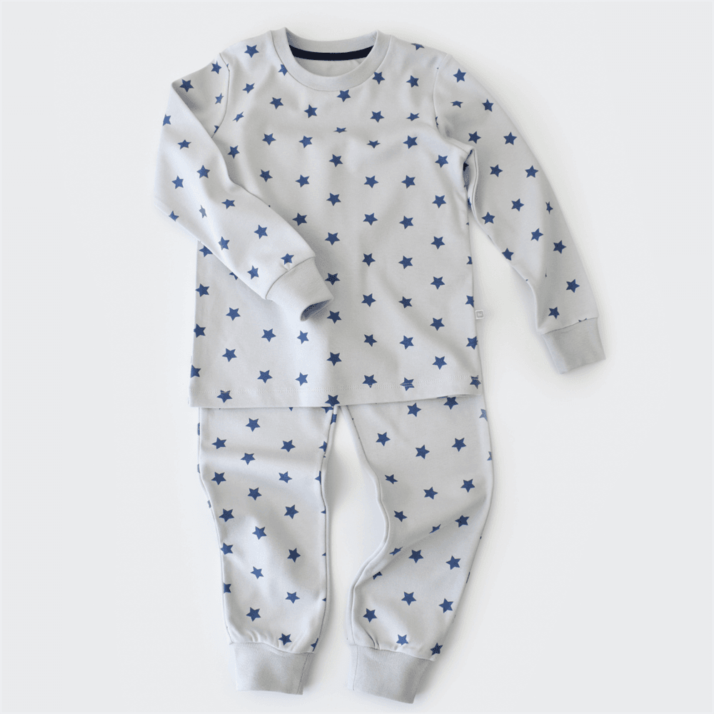 Bibaby Pijama Takımı Starry Nights Gri