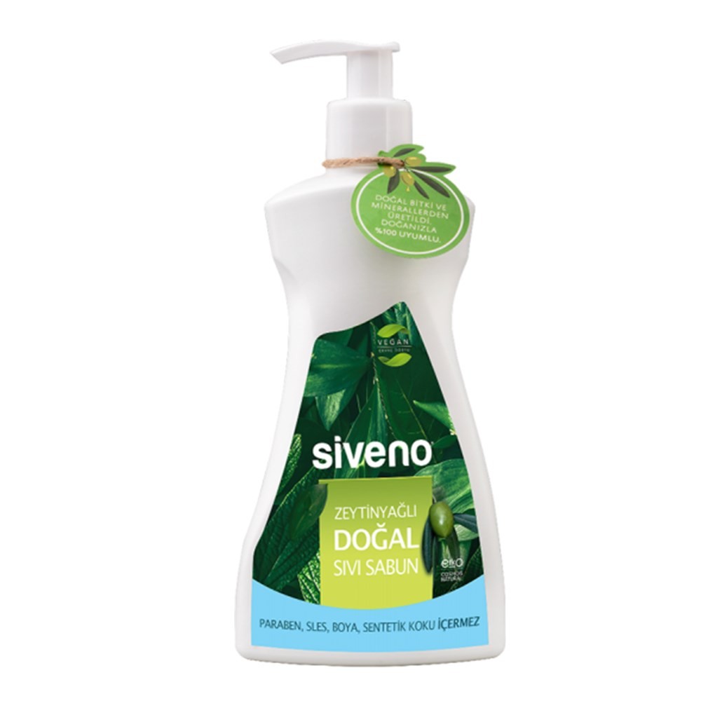 Siveno Zeytinyağlı Doğal Sıvı Sabun 300 Ml